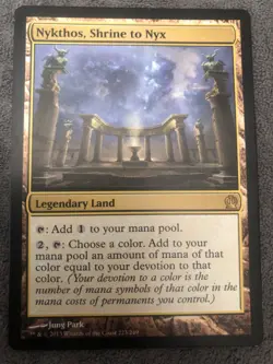 MTG Nykthos, Shrine to Nyx - Theros - 223/249 - Regular Rare - NM - FREE SHIPPIN - Image 1