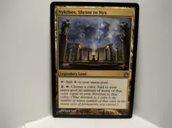 MTG Nykthos, Shrine to Nyx Theros Regular Rare NM 223/249 Magic: The Gathering - Image 1