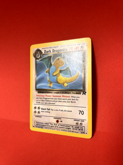 Pokemon Team Rocket Set Dark Dragonite Non-Holo 22/82 Pokemon Card WOTC LP/NM - Image 3
