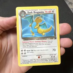 Dark Dragonite 22/82 Team Rocket Rare Pokemon Card Non-Holo NM - Image 1