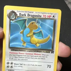 Dark Dragonite 22/82 Team Rocket Rare Pokemon Card Non-Holo NM - Image 3