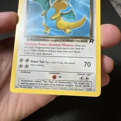 Dark Dragonite 22/82 Team Rocket Rare Pokemon Card Non-Holo NM - Image 4