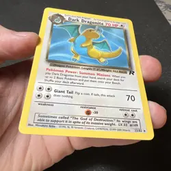 Dark Dragonite 22/82 Team Rocket Rare Pokemon Card Non-Holo NM - Image 5