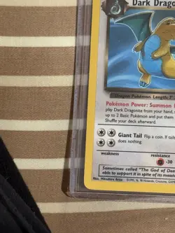 Pokemon TCG Dark Dragonite Non-Holo Card 22/82 NM LP Condition Rare Team Rocket - Image 5