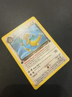 Dark Dragonite 1st Edition 22/82 | Team Rocket Non Holo Pokemon Card | NM - Image 2