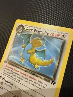 Dark Dragonite 1st Edition 22/82 | Team Rocket Non Holo Pokemon Card | NM - Image 4