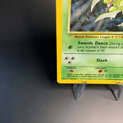 Scyther Jungle 10/64 Holo Unlimited Holo Rare MP Vintage Pokemon Card TCG WOTC - Image 5