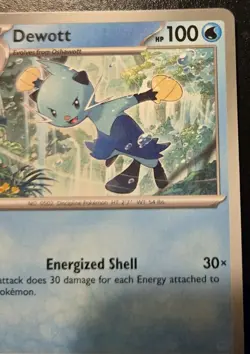 Dewott 022/086 Common Scarlet & Violet: White Flare Pokemon TCG - Image 3