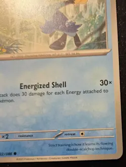 Dewott 022/086 Common Scarlet & Violet: White Flare Pokemon TCG - Image 5