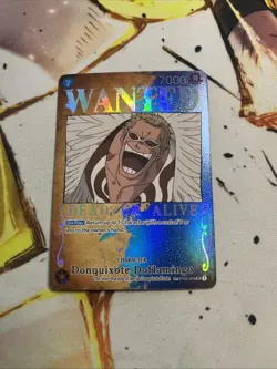 Donquixote Doflamingo ST03-009 Wanted Poster SP Rare One Piece Card English - Image 2