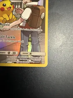 Pokemon TCG Sun & Moon Cosmic Eclipse Pikachu Card 241/236 Secret Rare Holo - Image 5