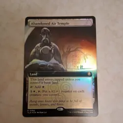 Mtg. Abandoned Air Temple. Foil Extended Art. Avatar: The Last Airbender. Nm - Image 1