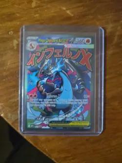 Pokemon TCG Mega Evolution Mega Charizard X ex UPC Black Star Promo 023 [A] - Image 1