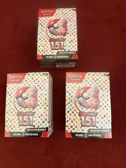 Pokemon TCG: Scarlet & Violet - (LOT of 3) 151 Booster Bundle *NEW & SEALED* - Image 1