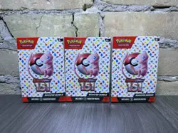 Pokemon TCG Scarlet & Violet 151 Booster Bundle Lot of 3 Sealed New - Image 1