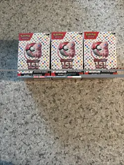 151 Scarlet Violet Booster Bundle Lot of 3 Brand New Sealed Bundles Pokemon TCG - Image 1