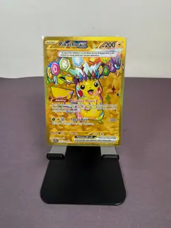Pokemon Pikachu EX 247/191 Sv08 Surging Sparks Hyper Rare TCG Card - Image 2