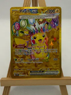 Pikachu ex 247/191 Hyper Rare Surging Sparks Pokemon Card TCG NM - Image 1