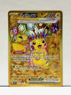 Pikachu ex 247/191 Hyper Rare Surging Sparks Pokemon Card TCG NM - Image 1