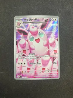 Wigglytuff 105/094 Phantasmal Flames Pokemon card Ultra Mint Illustration Rare - Image 1
