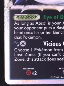 Absol 91/102 - Pokemon Triumphant Rare PRIME Card - Image 2