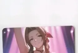 Aerith Gainsborough Final Fantasy Waifu Double Sided Card AGC CCG - Image 2