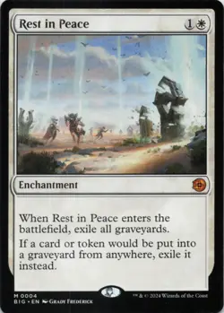 MTG Rest in Peace Normal NM Outlaws of Thunder Junction OTJ The Big Score - Image 1