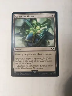 Go For The Throat Magic The Gathering 201 40k - Image 1