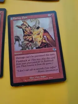 Flaring Pain. Judgment Instant. Magic the Gathering Card. - Image 1
