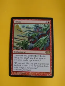 Fervor. M13 rare Enchantment Magic the Gathering Card. - Image 1