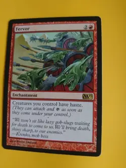 Fervor. M13 rare Enchantment Magic the Gathering Card. - Image 2