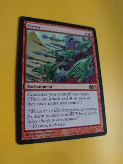 Fervor. M13 rare Enchantment Magic the Gathering Card. - Image 3
