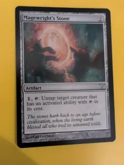 Magewright's Stone. Dissension Artifact MTG Card. - Image 3