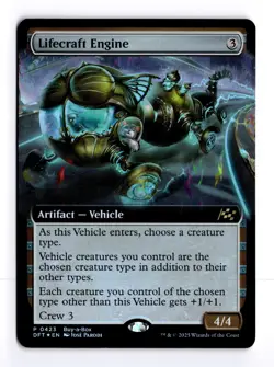 Lifecraft Engine (Extended Art) 423 Foil Buy-A-Box Promos P MTG LP - Image 1