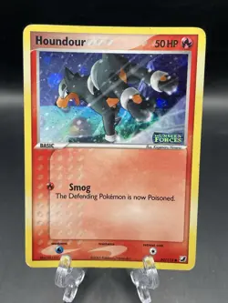 Pokemon EX Unseen Forces Reverse Holo Stamped Houndour 60/115 MP - Image 1