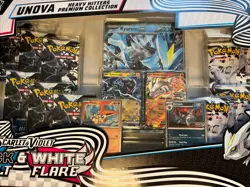 Black Bolt & White Flare Unova Heavy Hitters Premium Collection Pokemon - Image 4