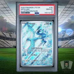 Articuno IR 2025 Pokemon S&V Journey Together JTG EN #161/159 PSA 10 GEM MINT - Image 1