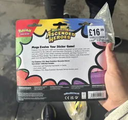 Pokemon TCG Ascended Heroes Tech Sticker Collection Charmander + Gastly in hand - Image 3