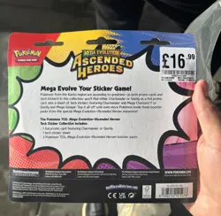 Pokemon TCG Ascended Heroes Tech Sticker Collection Charmander + Gastly in hand - Image 4
