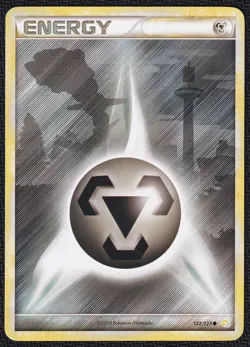 Pokemon Steelix Metal Energy 122/123 Common HeartGold SoulSilver - Image 1