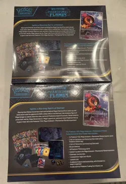 Pokemon TCG Mega Evolutions Phantasmal Flames Pokemon Center ETB x2 - Brand New - Image 2