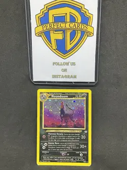 POKEMON NEO REVELATION UNLIMITED HOUNDOOM HOLO 8/64 LP- ITA - Image 1
