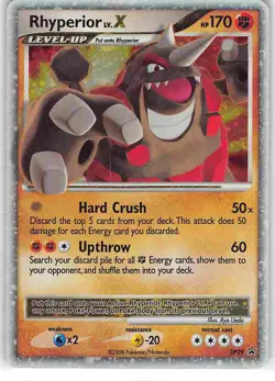 Rhyperior LV.X DP29 Promo DP Black Star Promos Pokemon MP - Image 1