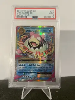 Pokemon TCG: M Slowbro EX 27/108 XY Evolutions PSA 9 Mint - Image 1