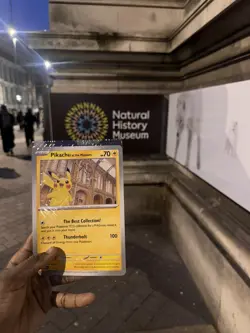 Pokemon x Natural History Museum: Pikachu At The Museum in hand - Image 3