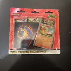 pokemon TCG Mega Evolution Ascended Heroes Tech Sticker Collection - Charmander - Image 1