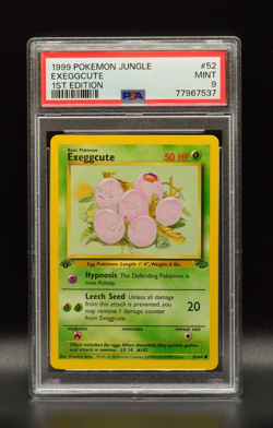 Exeggcute 1st Edition 1999 Pokemon Jungle #52 WOTC PSA 9 - Image 1