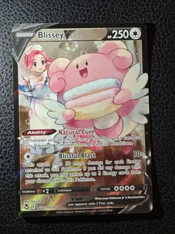 Pokemon TCG Blissey v Silver Tempest Full Art Ultra Rare TG22/TG30 Near Mint - Image 2