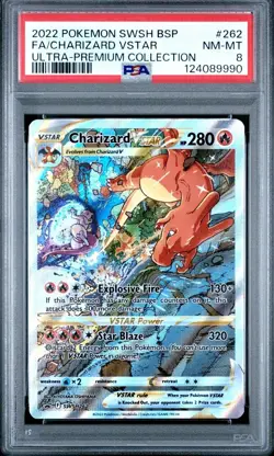 Charizard VSTAR SWSH262 PSA 8 Pokemon Sword & Shield Promo - Image 1