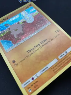 Pokemon TCG Mankey McDonalds 2019 8/12 Holo MP. - Image 3